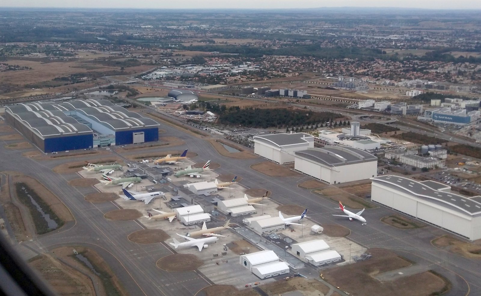 L'usine Airbus Lagardère à Toulouse-Blagnac, coeur de la production des A380
